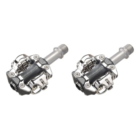 EXUSTAR Coppia Pedali MTB SPD E-PM213 Alluminio